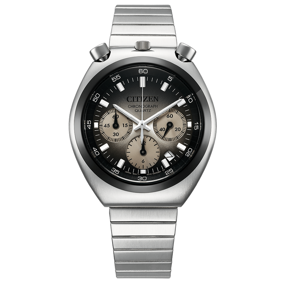 Citizen Tsuno Chrono AN3714-50H Record Label cronografo 38 mm-2b Gioielli