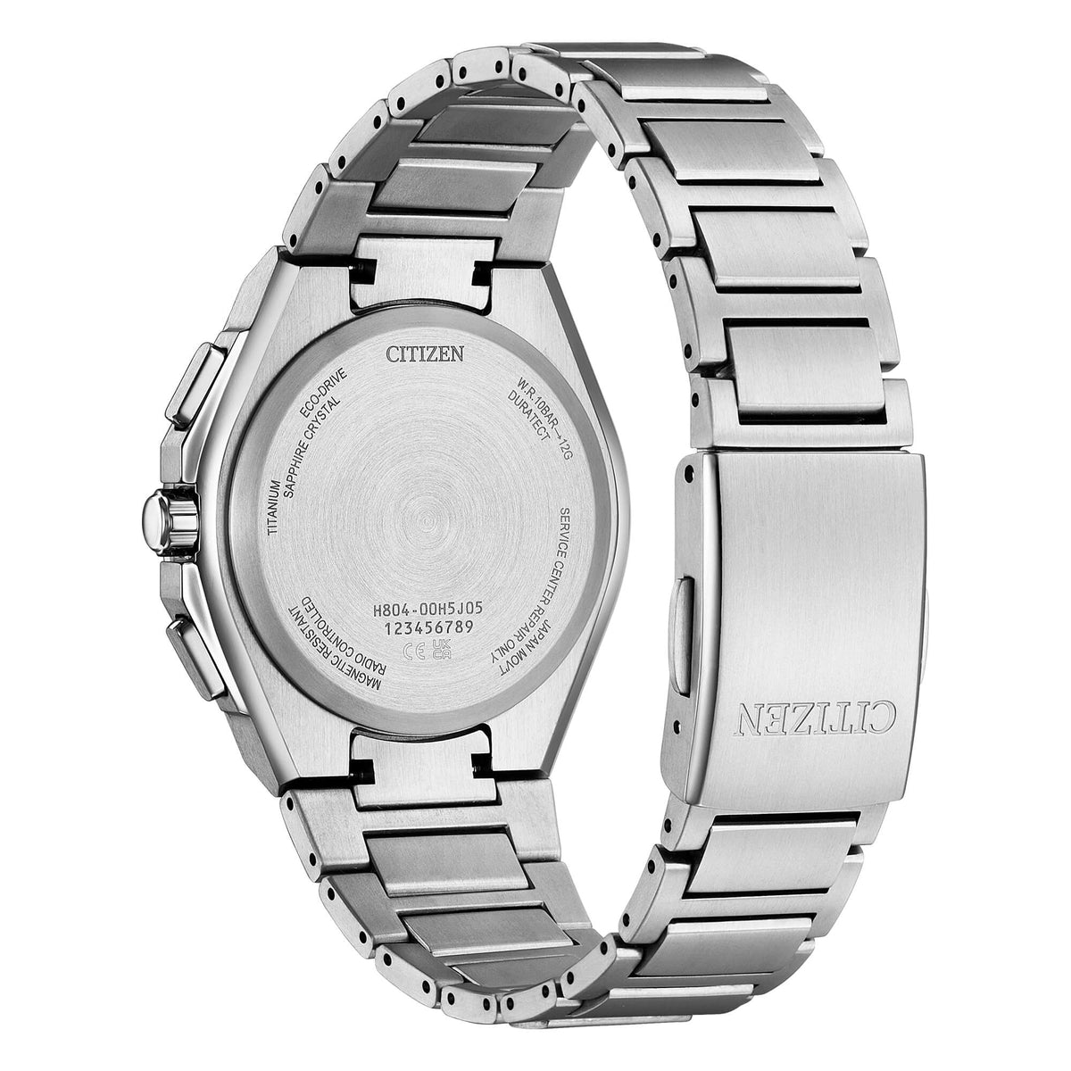 Citizen AT8 Super Titanio AT8398-53X Eco-Drive radiocontrollato verde-2b Gioielli