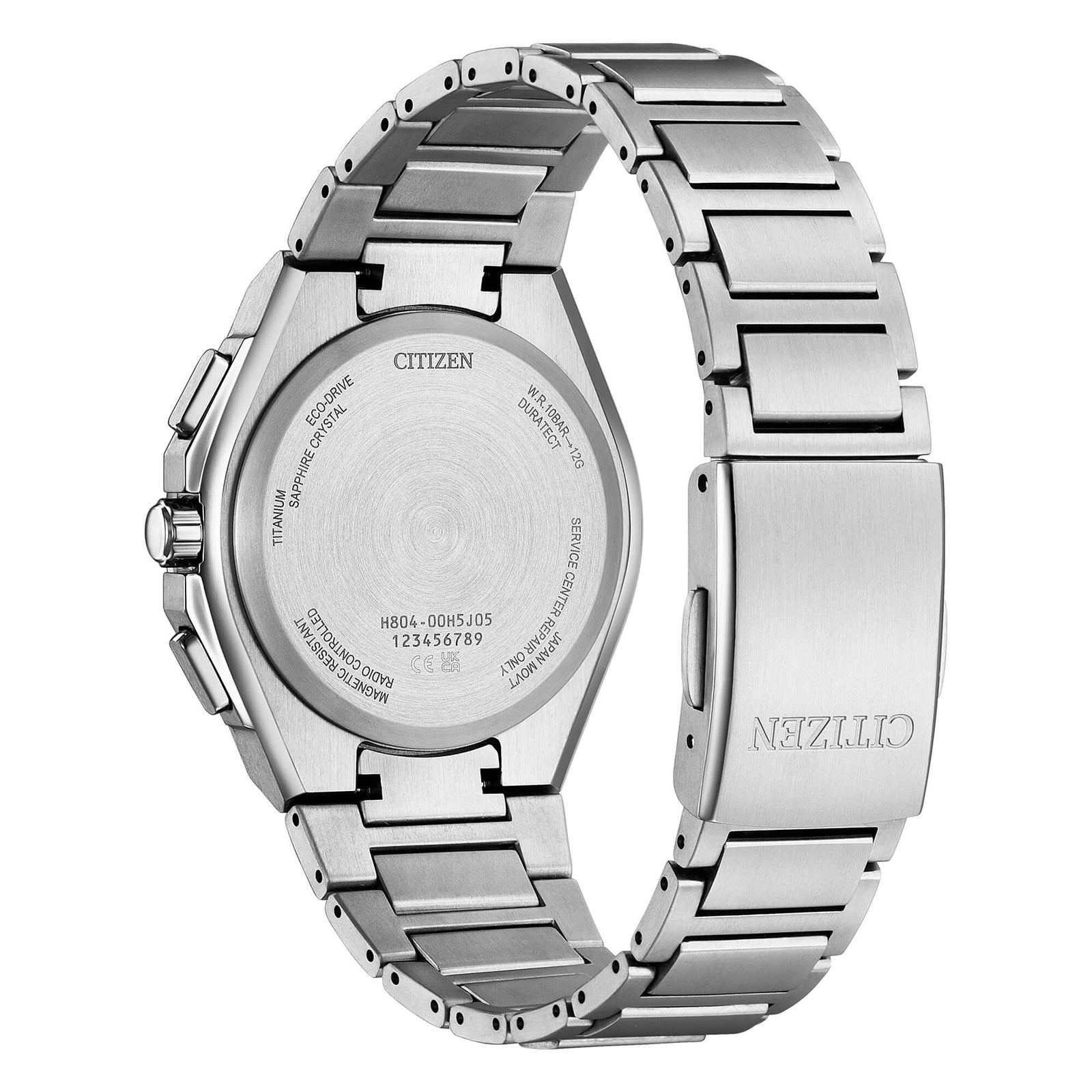 Citizen AT8 Super Titanio AT8398-53X Eco-Drive radiocontrollato verde-2b Gioielli