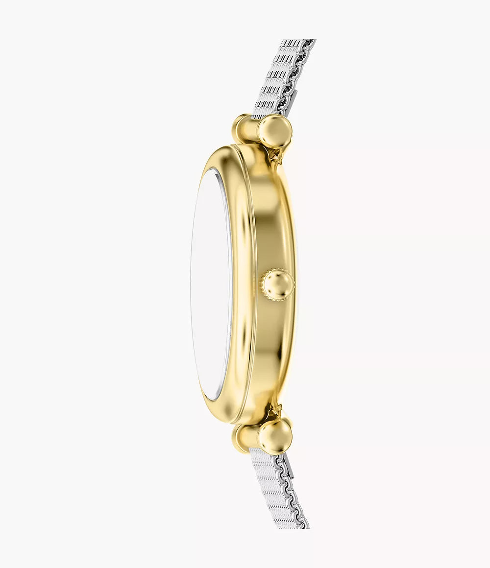 Orologio Fossil Carlie Mini ES5463 28 mm madreperla bicolore-2b Gioielli