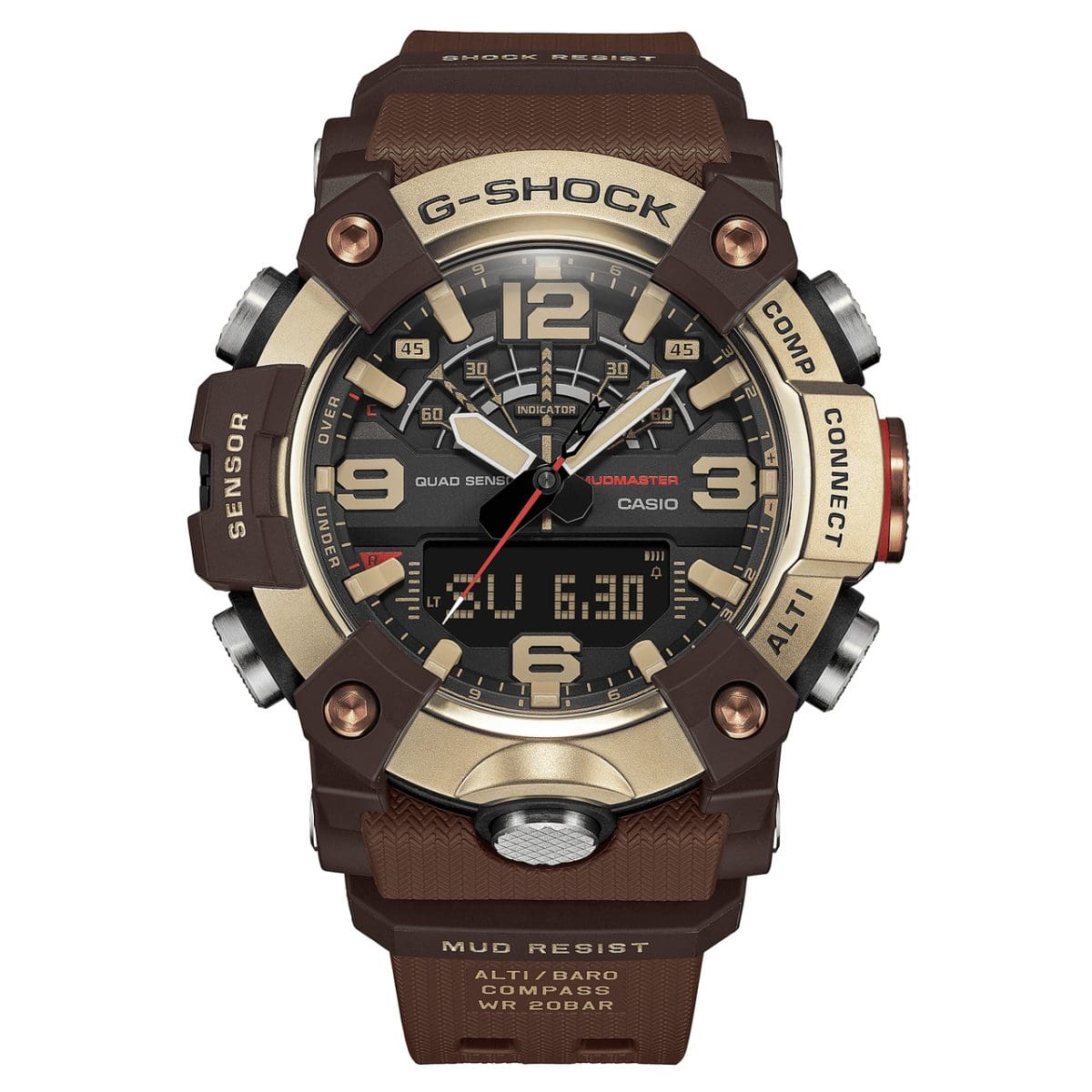 Casio G-SHOCK Mudmaster GG-B100XMH-5AER Horizon Gold-2b Gioielli