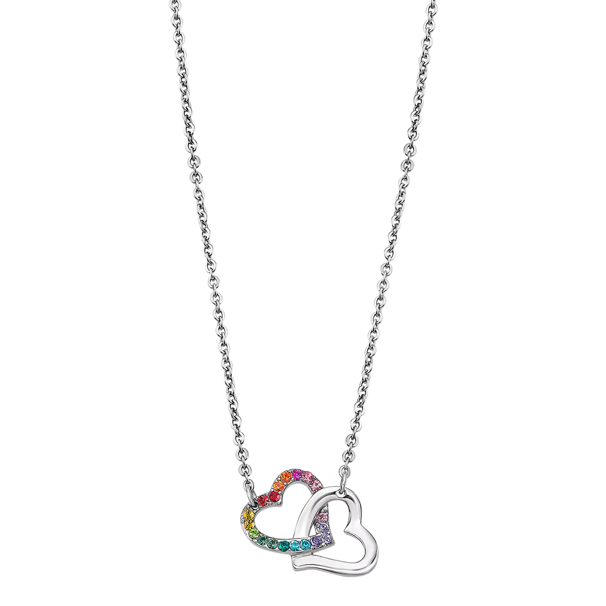 Collana Lotus Style Woman's Heart LS1912-1/2 – Cuore acciaio-2b Gioielli