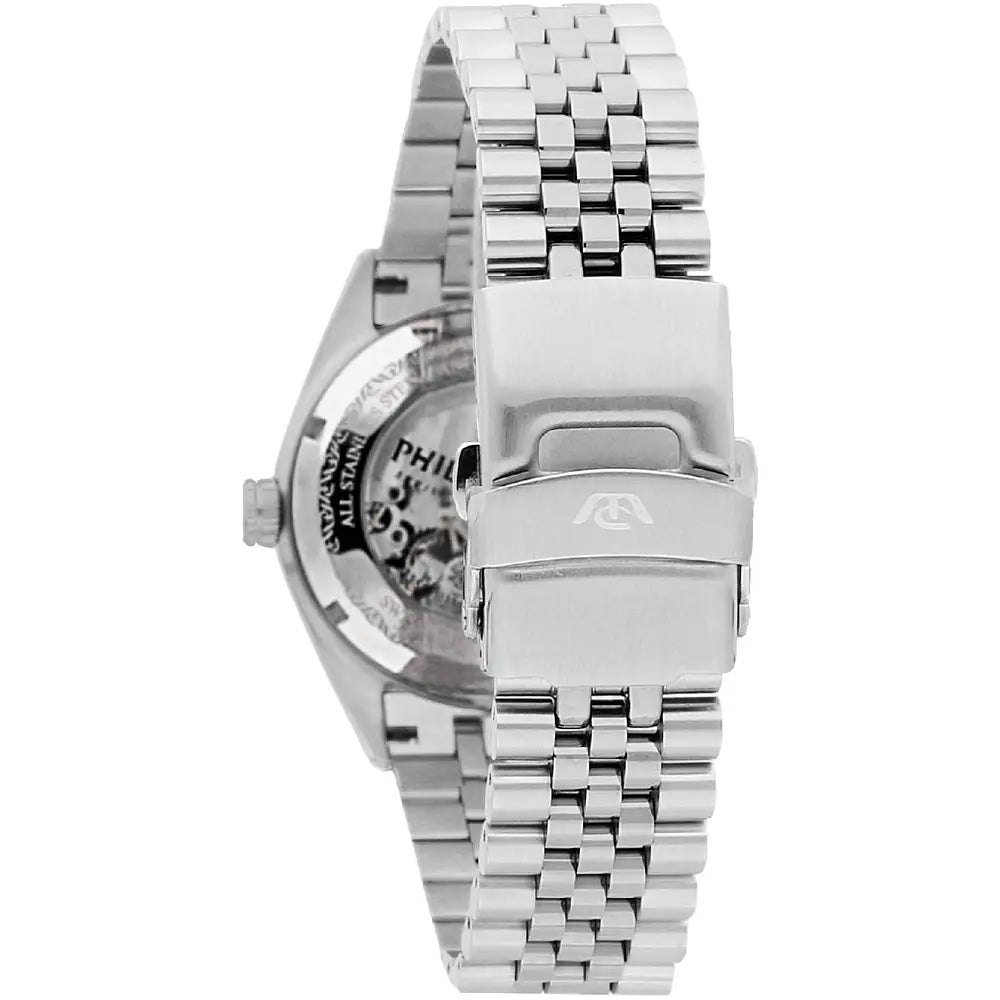 Philip Watch Caribe R8223597022 automatico con quadrante blu, seconda vista ufficiale