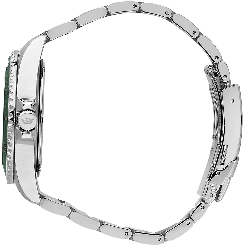Philip Watch Caribe Sport R8253597086, seconda vista ufficiale del modello con lunetta verde