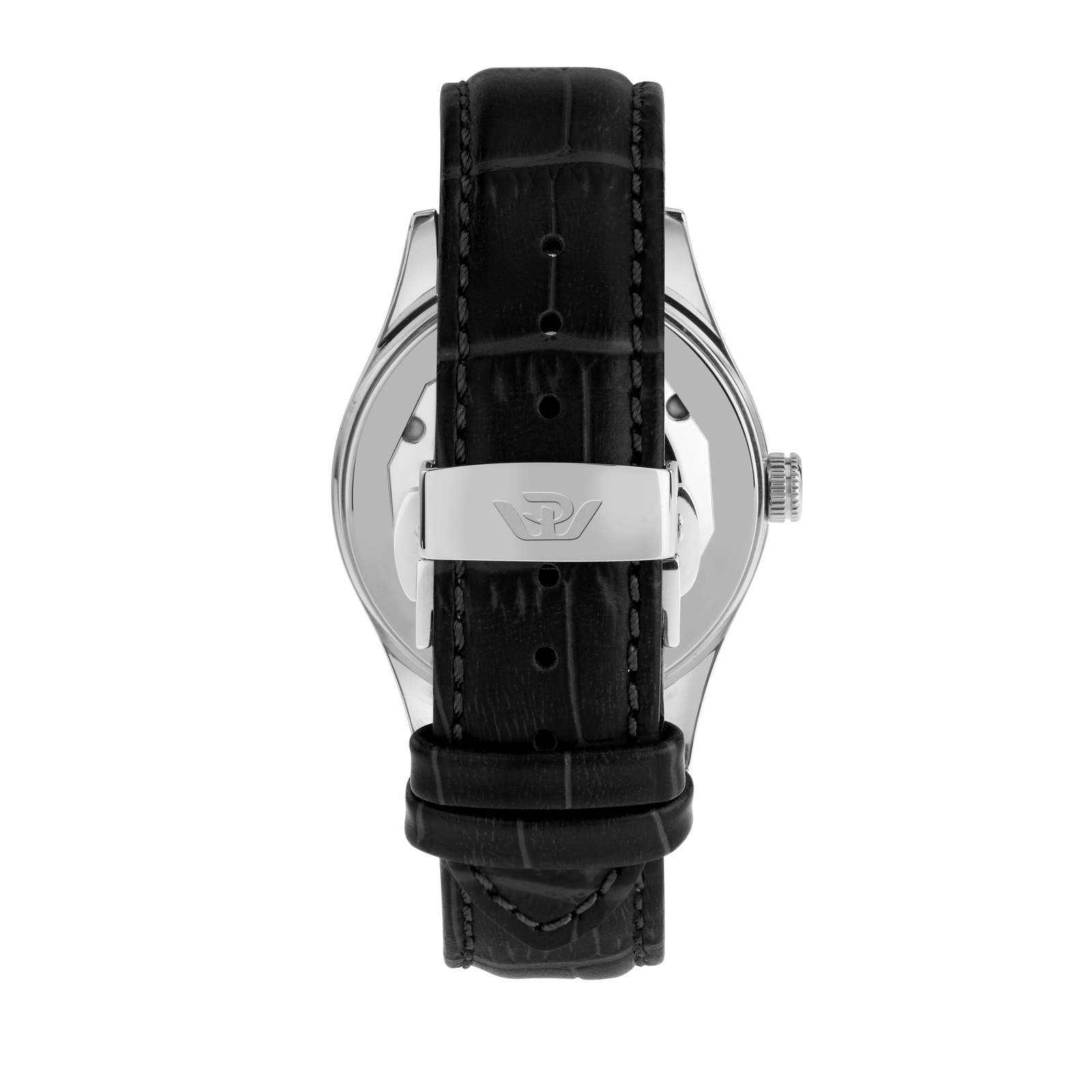 Philip Watch Sunray R8251180036, vista posteriore del cinturino e dettaglio della chiusura