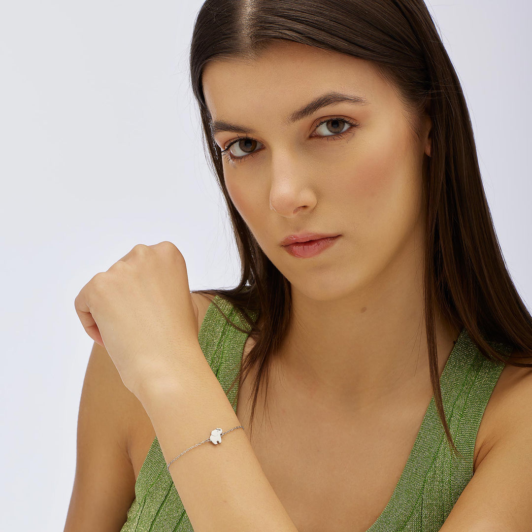 Bracciale S'Agapõ Click SCK264 con elefantino-2b Gioielli