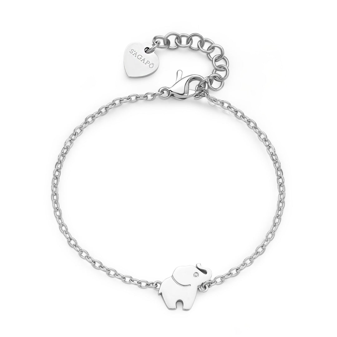Bracciale S'Agapõ Click SCK264 con elefantino-2b Gioielli