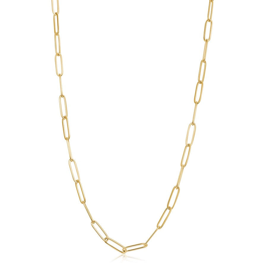 Collana S’Agapõ Chunky SHK02 dorata a maglia forzatina – vista principale