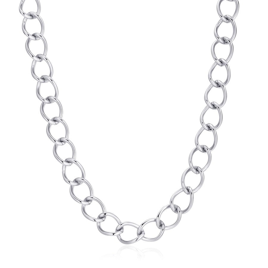 Collana S’Agapõ Chunky SHK29 argento a maglie larghe – principale