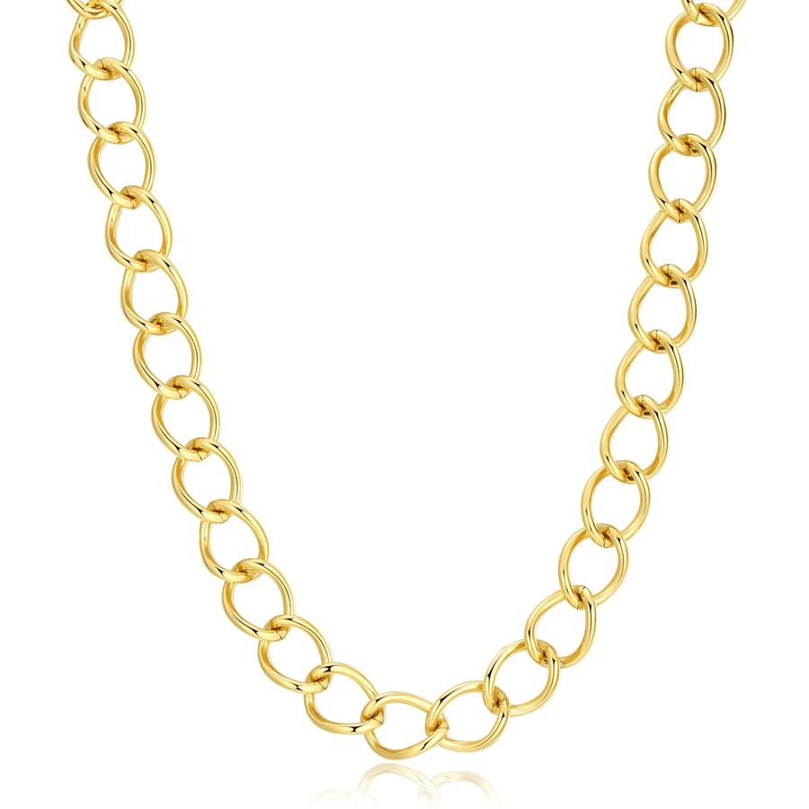 Collana S’Agapõ Chunky SHK30 dorata a maglie larghe – principale
