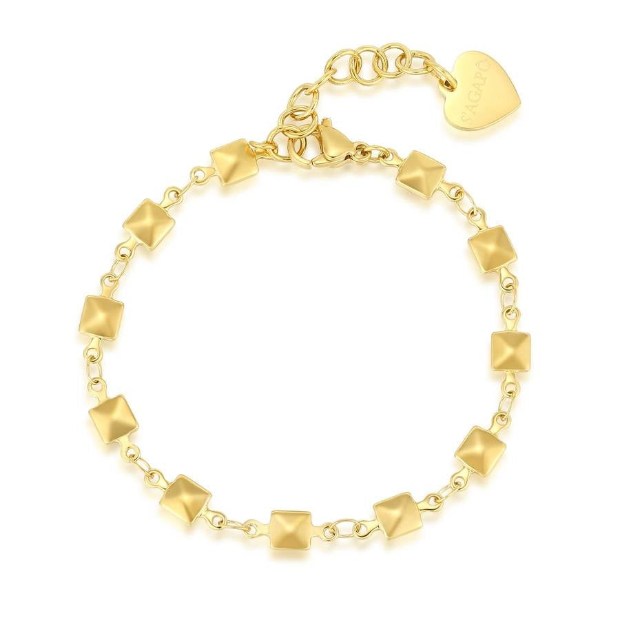 Bracciale S’Agapõ Chunky SHK32 donna dorato 18,5 cm – fotografia ufficiale della referenza SHK32