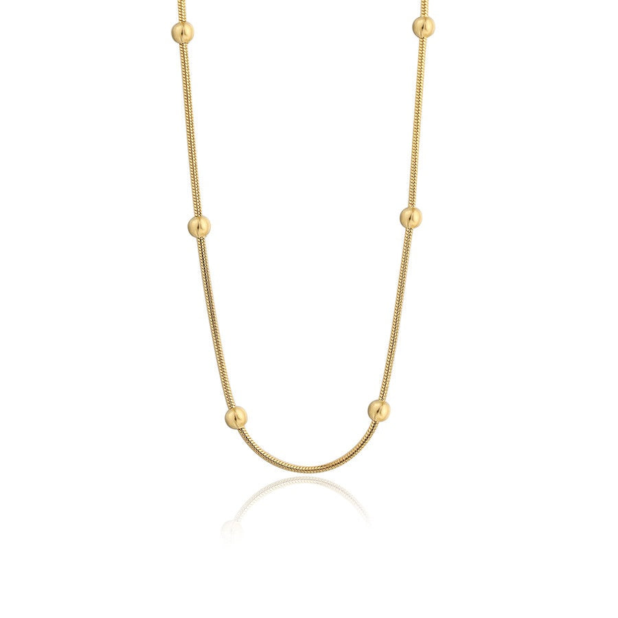Collana S’Agapõ Chunky SHK50 donna dorata 44 cm – fotografia ufficiale della referenza SHK50
