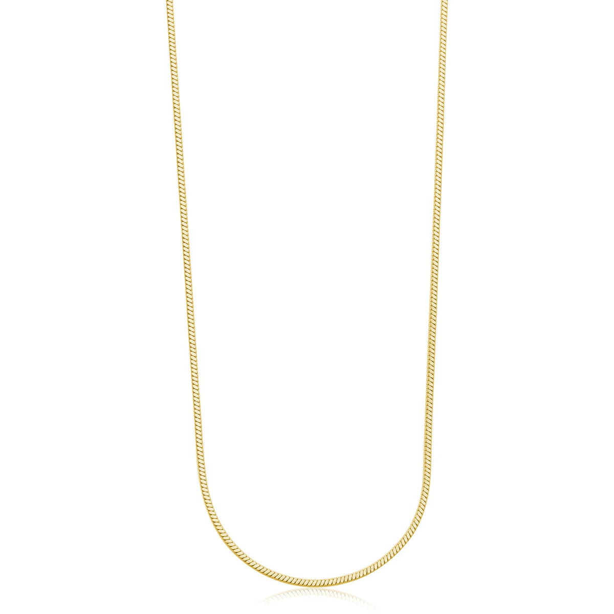 Collana lunga S’Agapõ Chunky SHK91 dorata Snake — principale