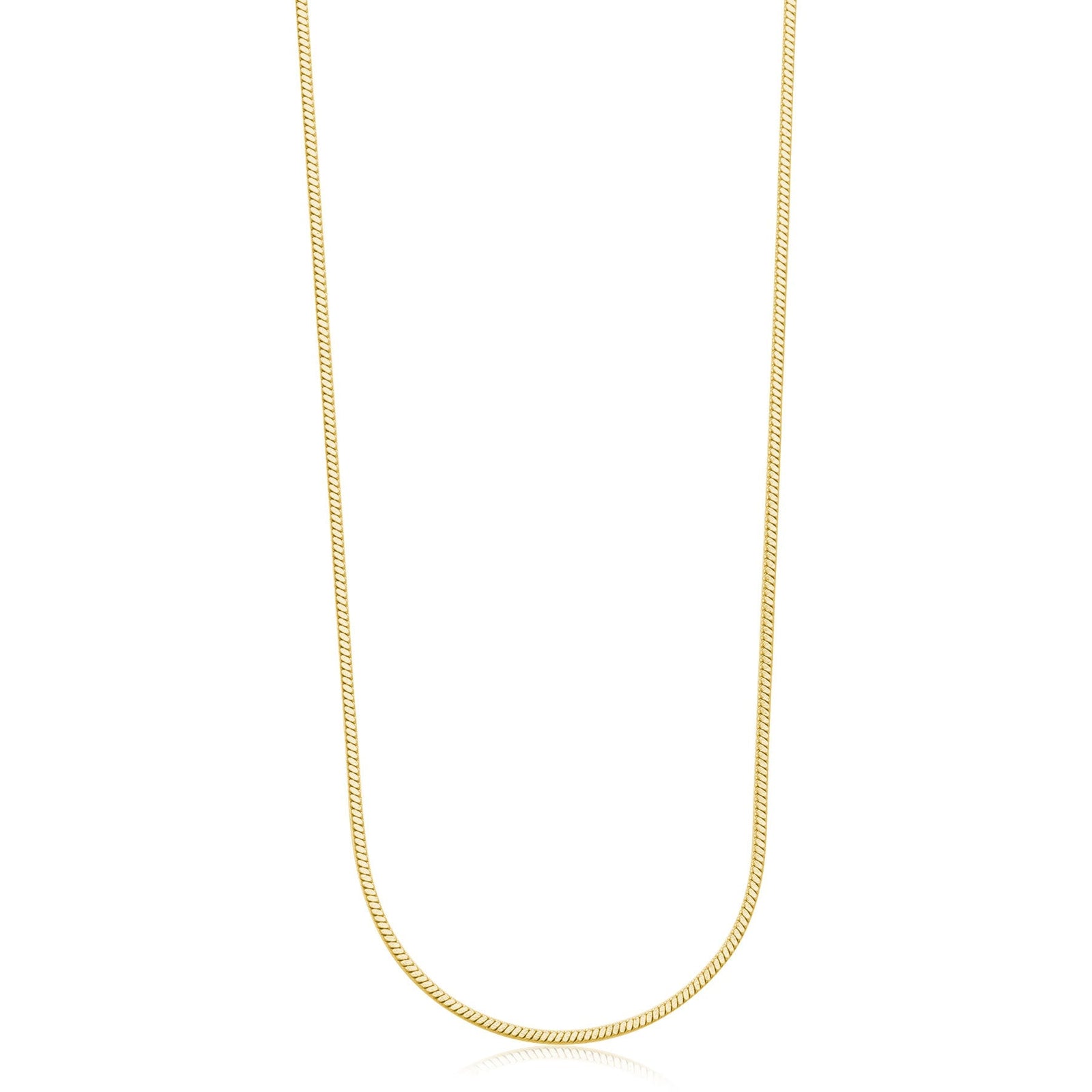 Collana lunga S’Agapõ Chunky SHK91 dorata Snake — principale