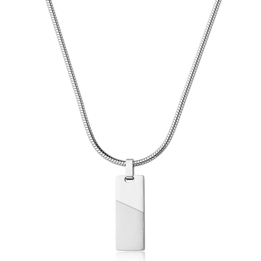 Collana S'Agapõ Bound SBD01 uomo pendente satinato-2b Gioielli