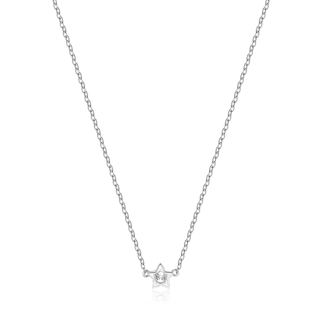 Collana S'Agapõ Click SCK05 stella cristallo-2b Gioielli