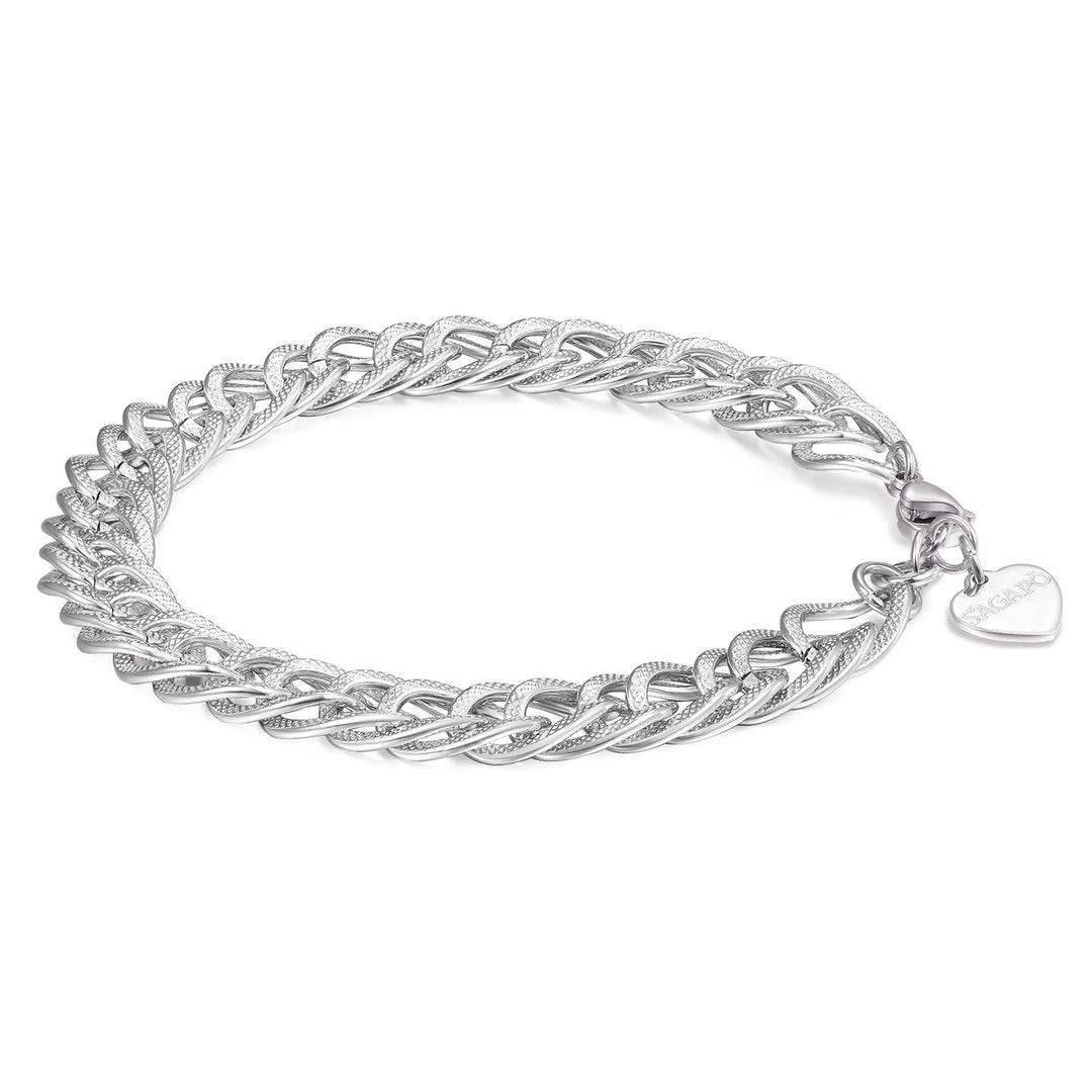Bracciale S'Agapõ Chunky SHK11 catena groumette-2b Gioielli