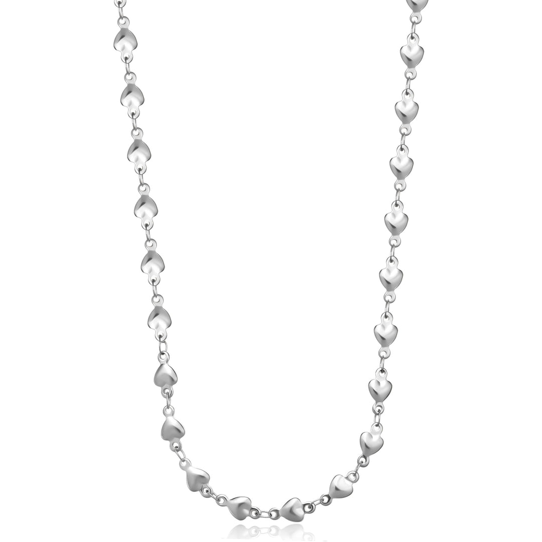 Collana S'Agapõ Chunky SHK78 catena a cuori-2b Gioielli