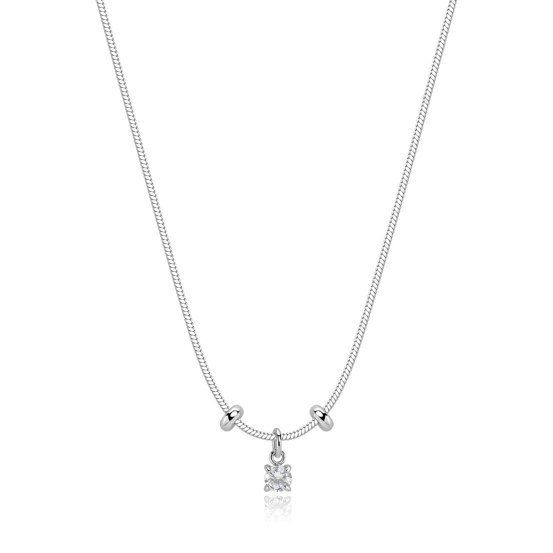 Collana S'Agapõ Joy SJY001 pendente con cristallo-2b Gioielli