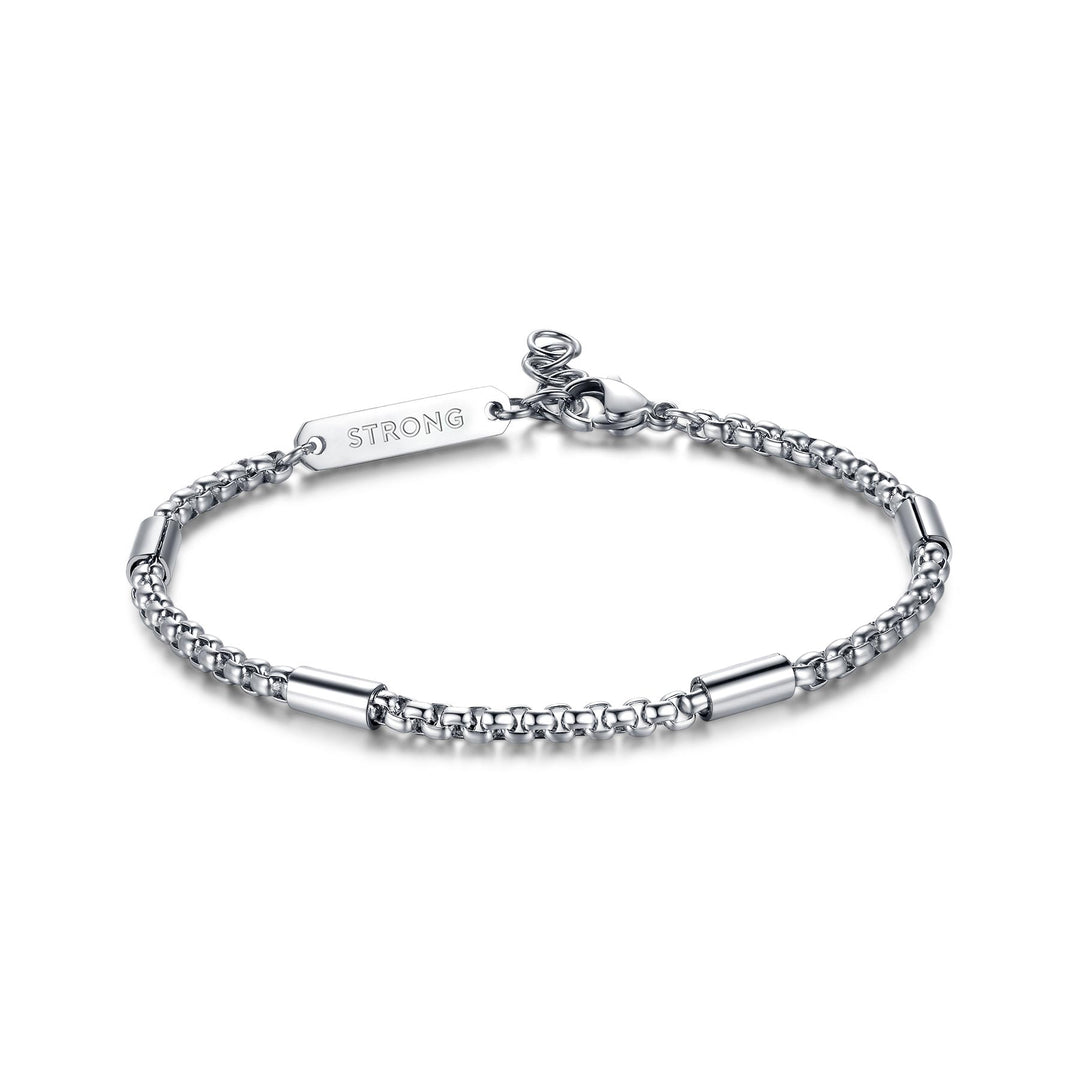 Bracciale S'Agapõ Ripple SRP13 catena veneziana rotonda-2b Gioielli