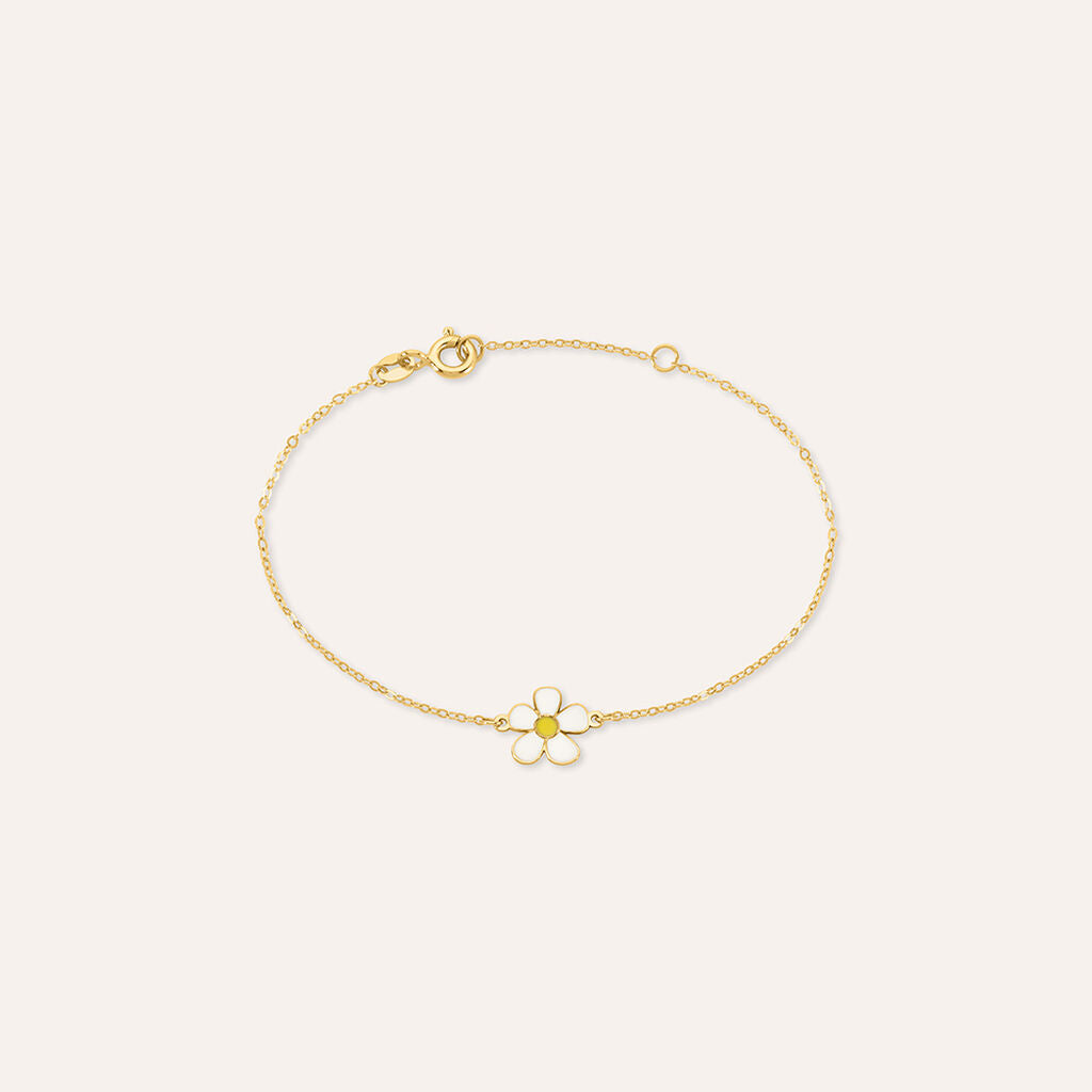 Bracciale Stroili Mon Petit Margherita oro giallo 9 kt bambina-2b Gioielli