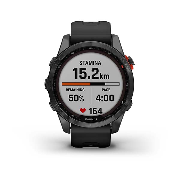 Orologio Garmin Fenix 7S 010-02539-13 Solar Slate Grey 42 mm smartwatch-2b Gioielli