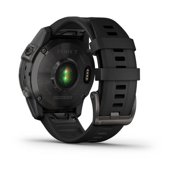 Orologio Garmin Fenix 7 010-02540-21 Sapphire Solar Titanium Carbon Grey 47 mm smartwatch-2b Gioielli