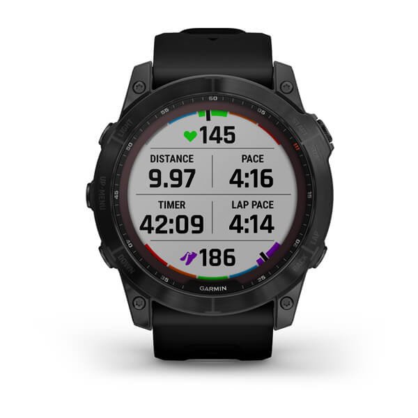 Orologio Garmin Fenix 7X 010-02541-23 Sapphire Solar Titanium Black 51 mm smartwatch-2b Gioielli