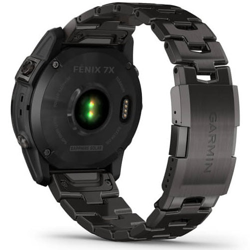 Orologio Garmin Fenix 7X 010-02541-27 Sapphire Solar Titanium Carbon Gray 51 mm smartwatch-2b Gioielli