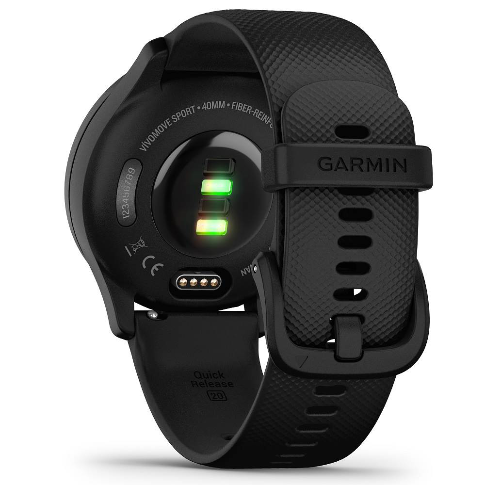 Orologio Garmin Vivomove Sport 010-02566-00 nero 40 mm uomo hybrid smartwatch-2b Gioielli