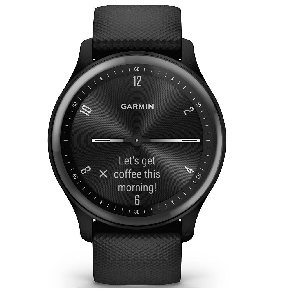 Orologio Garmin Vivomove Sport 010-02566-00 nero 40 mm uomo hybrid smartwatch-2b Gioielli