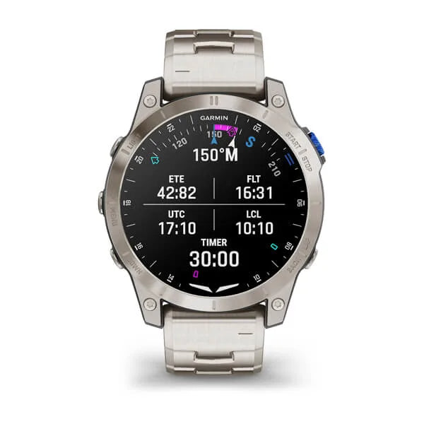 Orologio Garmin D2 Mach 1 Titanium Edition 010-02582-51 uomo-2b Gioielli