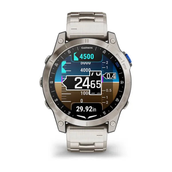 Orologio Garmin D2 Mach 1 Titanium Edition 010-02582-51 uomo-2b Gioielli