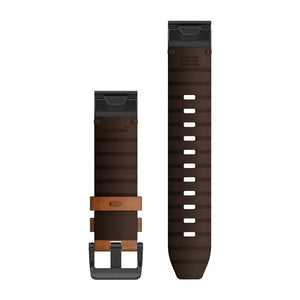 Cinturino Garmin originale 22mm in pelle marrone-2b Gioielli