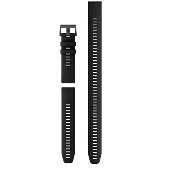 Cinturino originale Garmin 010-13113-02 in silicone nero 22 mm per immersione-2b Gioielli