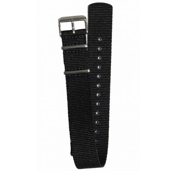 Cinturino Seiko originale L0FP02CJ0 NATO nero per Seiko 007 - 009 - Turtle - Samurai - 5 Sports - ansa mm 22-2b Gioielli