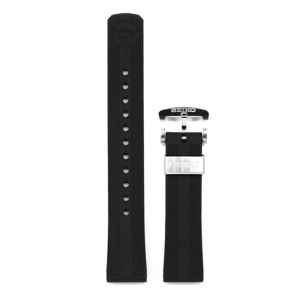 Cinturino Seiko originale R03E011J0 in caucciù nero per Seiko Prospex ansa mm 20-2b Gioielli