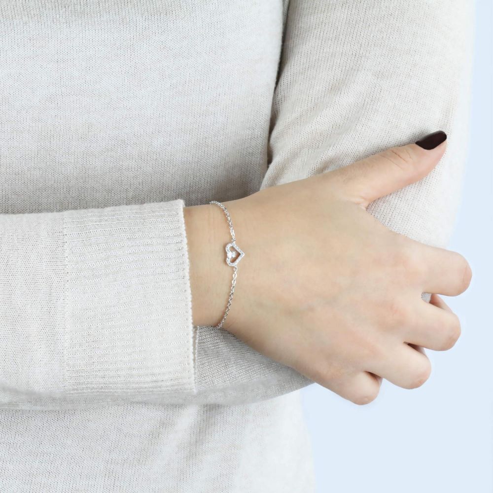 Bracciale Morellato Cuori SAIV07 donna argento 925-2b Gioielli