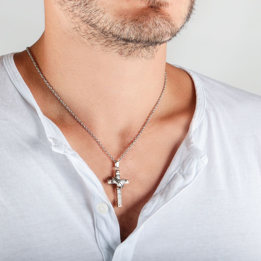 Collana sector uomo croce shop