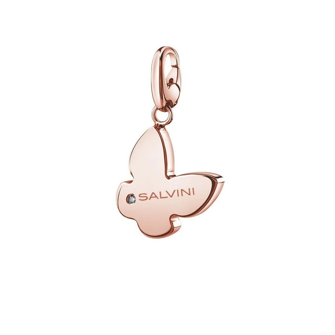 Ciondolo Salvini Charms of Love argento 925 farfalla Diamante 0,01 Ct-2b Gioielli