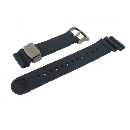 Cinturino Seiko originale R02F014N0 in caucciu blu per Seiko Turtle 2b Gioielli