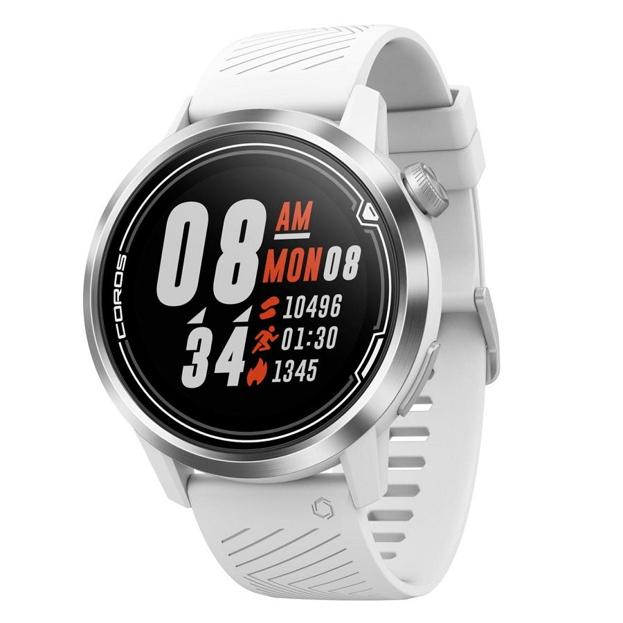 Orologio COROS APEX Premium Multisport GPS Watch WAPXs-WHT-2 42mm White/Silver-2b Gioielli