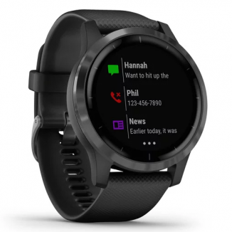 Orologio Garmin Vìvoactive 4 010-02174-12 Black Slate 45 mm-2b Gioielli