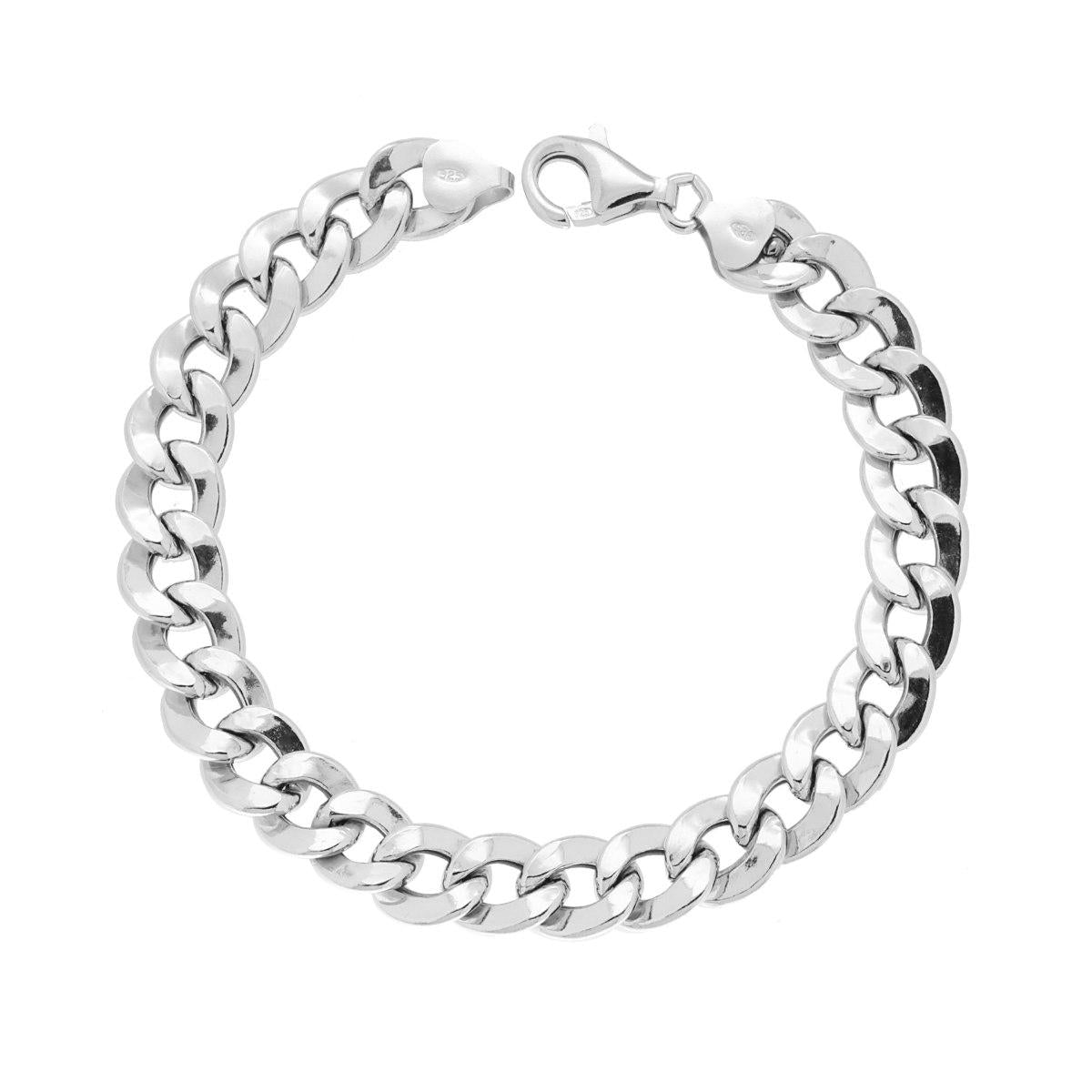 Bracciale argento catena grumetta uomo-2b Gioielli