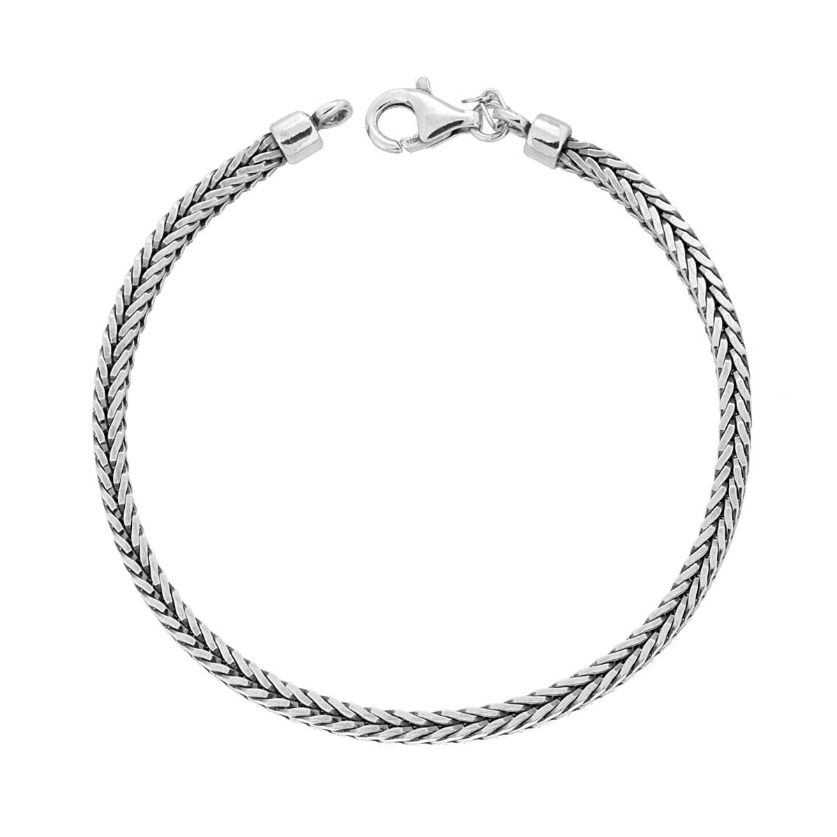 Bracciale argento catena franco uomo-2b Gioielli