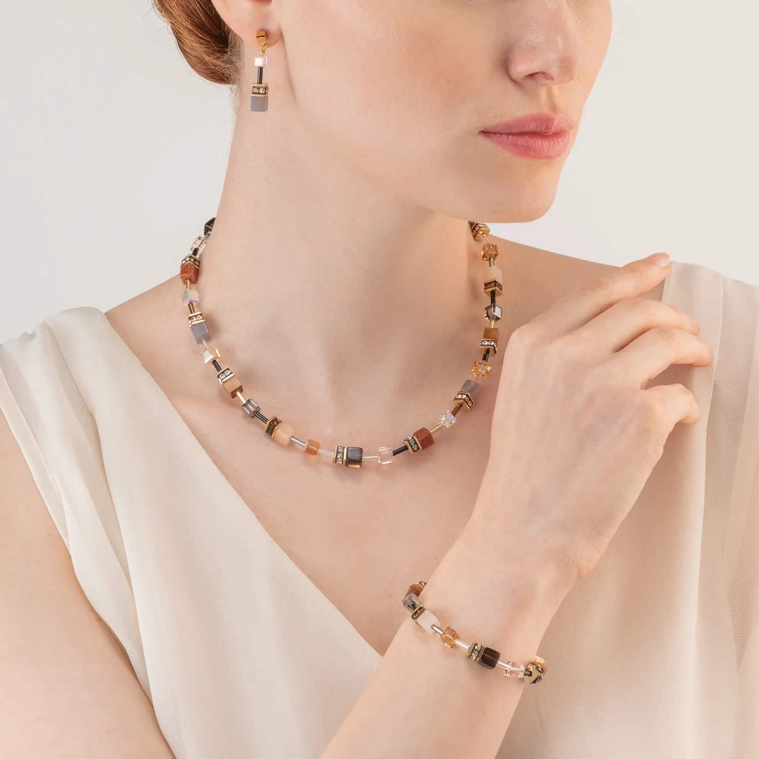 Collana Coeur de Lion Geocube 4905101100 Iconic Precious donna-2b Gioielli