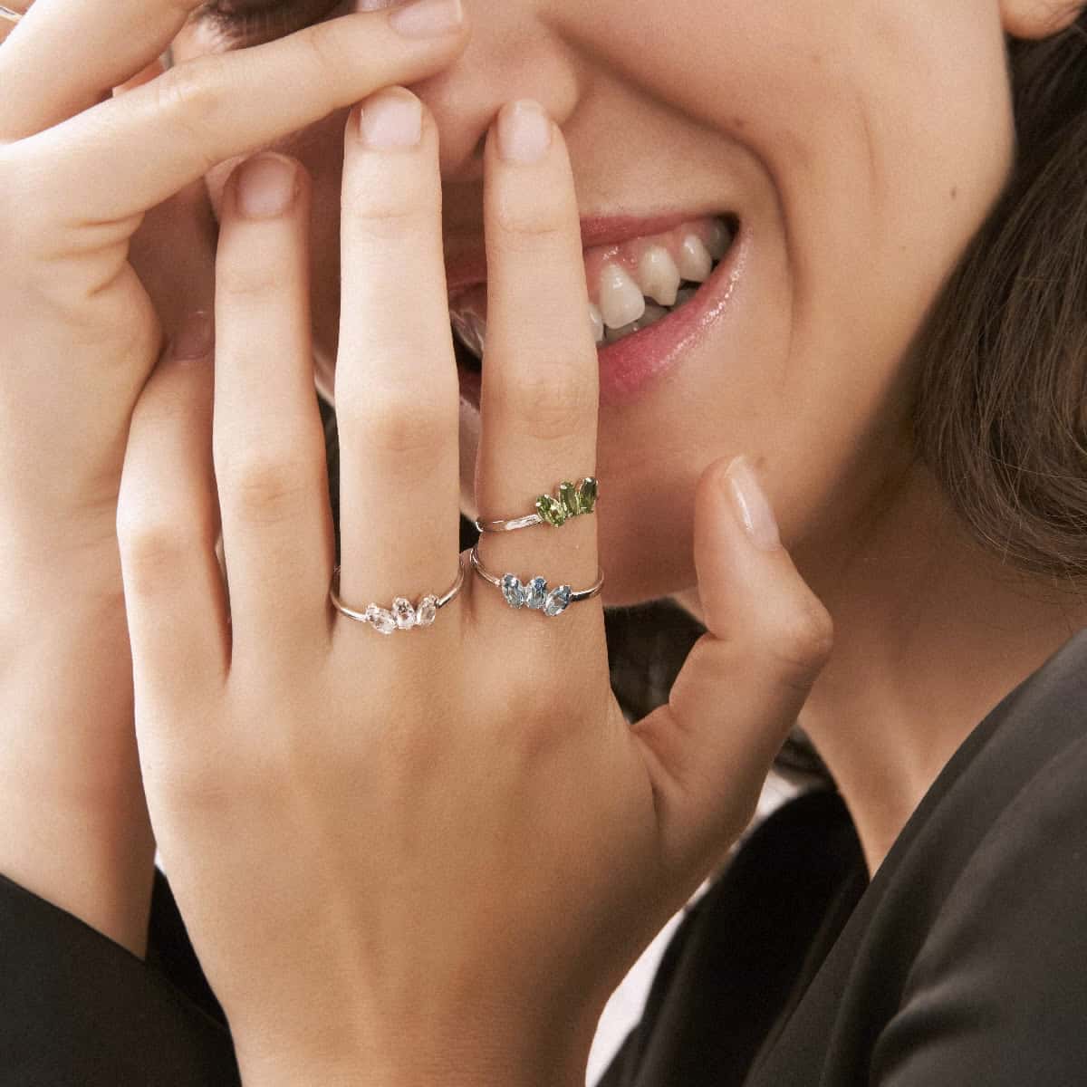Anello Victoria Cruz Las Estaciones A4193-14HA argento donna misura 12-2b Gioielli