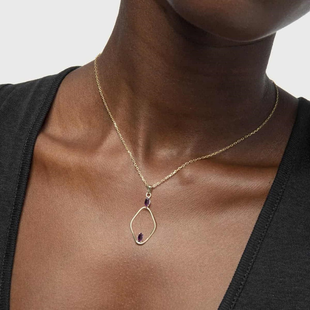 Collana Victoria Cruz Etnia A4289-11DG argento donna-2b Gioielli