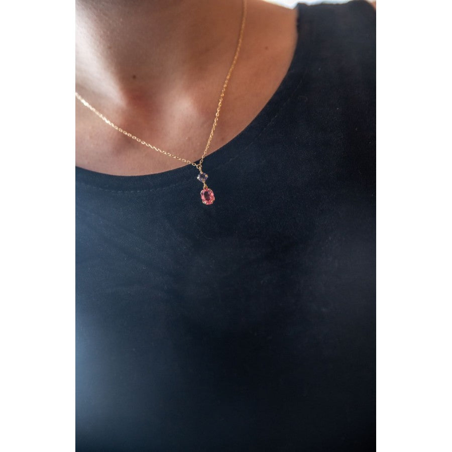 Collana Victoria Cruz Sabrina A4311-04DG argento donna-2b Gioielli