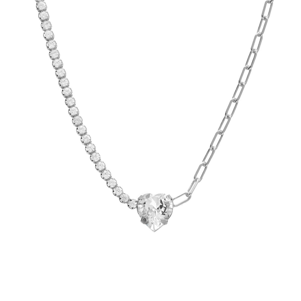Collana Victoria Cruz A4427-07HG argento donna-2b Gioielli